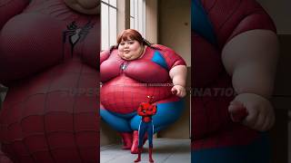 💥SUPERHEROES but Fat Girl⚡All Characters #shorts #marvel #dc