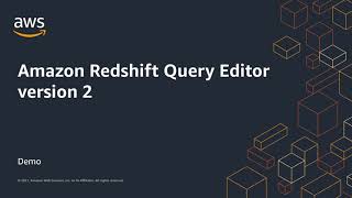 An Overview of Amazon Redshift Query Editor V2 | Amazon Web Services