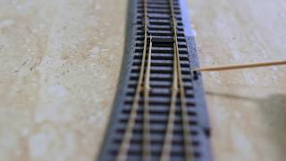 HO Scale KATO #6 manual turnout/switch