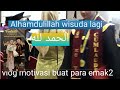 AlHAMDULILLAH WISUDA LAGI DAPET NILAI CUMLAUDE