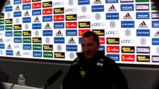 Everton v Leicester - Brendan Rodgers - Embargoed Pre-Match Press Conference
