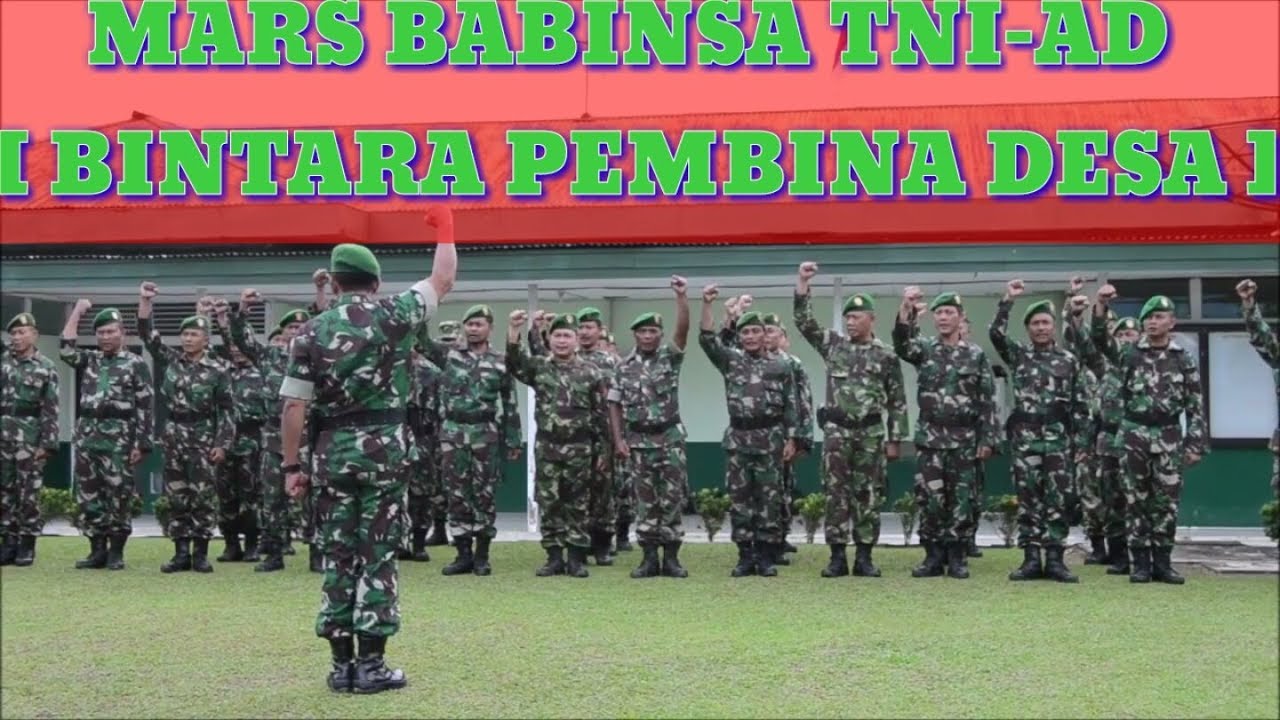 Mars BABINSA TNI-AD [ Bintara Pembina Desa ] - YouTube