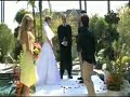 bride falls in pool