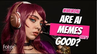 Are AI Generated Actually Memes Good? | Reddit Edition | WEIRD AI