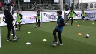 Coerver Coaching at the Grass Roots Show Live