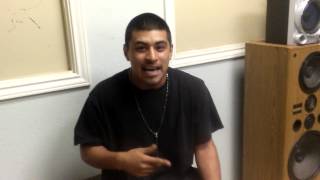 Kid Krazy No Pad No Pen Freestyle at Tattoo Shop