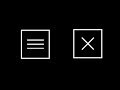 Transforming Hamburger Menu Icon / Animated Hamburger Button | 2