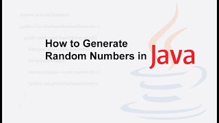 Random Number Generation in Java. Random Class.