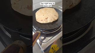 THE RIGHT WAY TO BACK ROTI #shorts #roti #food #viralvideo #recipe