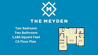 The Meyden Bellevue Two Bedroom- C4 Floorplan