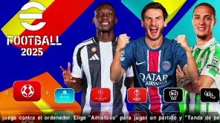 eFootball PES 2025 PPSSPP New Transfer 24_25 Full Leagues  Real Face Camera Ps5