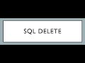 SQL DELETE Statement Explained with Examples