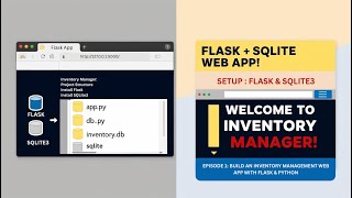 Build an Inventory Management Web App with Flask & Python – Setup + SQLite DB ( Episode 1 )
