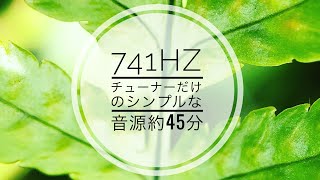 Tuning fork【浄化／瞑想】45分バージョン／741Hz「深海」クリアリングチューナー／マドモアゼル愛先生のMIチューナー「深海」シリーズ／浄化の周波数／frequency