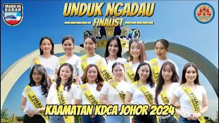 UNDUK NGADAU 13 FINALIST | KAAMATAN KDCA JOHOR 2024 #travel #sabah #kdca