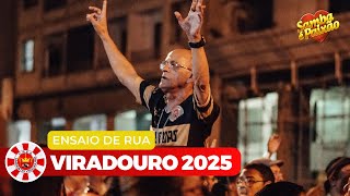 Viradouro 2025 Ao Vivo | Bateria Furacão Vermelho e Branco do Mestre Ciça na Amaral Peixoto