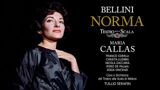 Bellini: Norma - Callas, Corelli, Ludwig, Zaccaria, de Palma, Vicenci, Serafin (1960) [Lyrics]