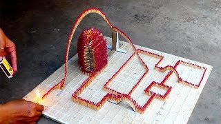 Wow!! 30,000 Matches Chain Reaction Domino Effect