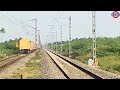 guruvayur chennai egmore express blasting tracks in the outskirts of trichy arakkonam wap 4 4k