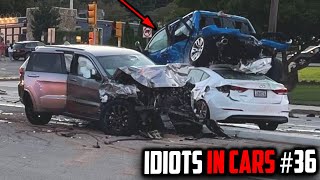Hard Car Crashes & Idiots in Cars 2023 - Compilation #36