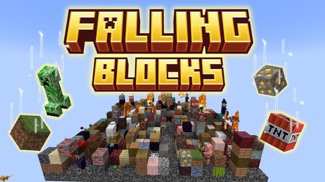 Minecraft But Blocks Keep Falling Youtube
