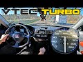 HONDA CIVIC *ALI-EXPRESS TURBO* TOP SPEED on AUTOBAHN