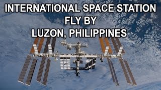 INTERNATIONAL SPACE STATION FLY BY LUZON, PHILIPPINES JANUARY 24, 2017