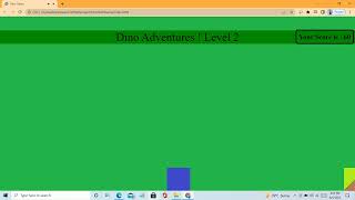Simple dino game || Html css javascript || #programmingprojects