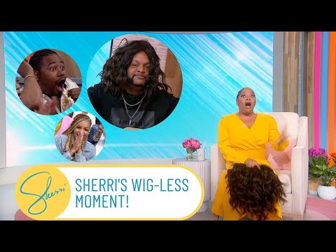 Sherri's wig falls off on live TV! Sherri Berger
