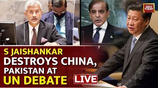 Watch Live: EAM S Jaishankar Chairs UN Security Council Meet | S Jaishankar Speech LIVE