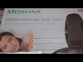 medisana shiatsu massage seat cover