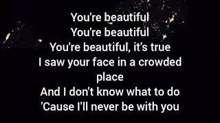 You're beautiful by James Blunt karaoke Acoustic Cover by Boyce avenue
