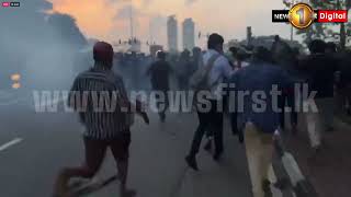 #BREAKING Tear gas fired on IUSF protest near Parliament