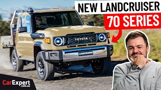 2024 LandCruiser 70 Series...now with four-cylinder & auto!! Toyota's rugged ute/bakkie first look!