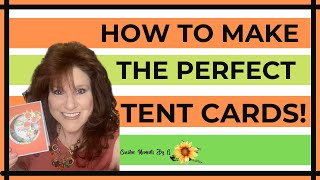 Tent Fold Cards are EASY to Make!🌻