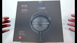 Beyerdynamic DT 770 STUDIO Headphones Unboxing