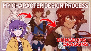 Designing My First D&D Character! - [My Design Process]