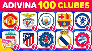 Adivina 100 Clubes de Fútbol en 3 segundos (Difícil) ⚽️🔥🤔 ¿Cuántos logos sabes? Play Quiz de Fútbol