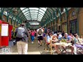 Walking in London's Soho in Summer | Covent Garden, Secret Garden, Denmark Street [4K]