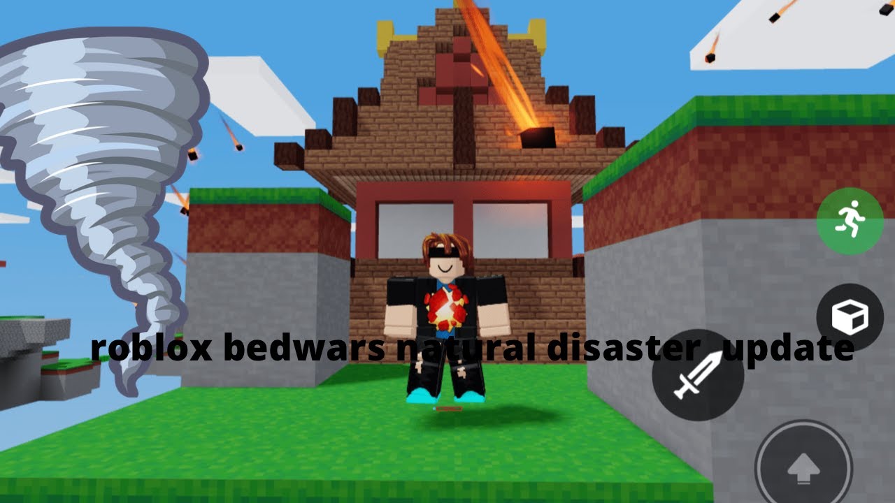 Roblox Bedwars Natural Disaster Update Warning Headphone Users - YouTube