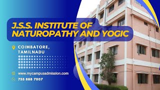 J S S  Institute of Naturopathy and Yogic Sciences - Coimbatore | mycampusadmission.com