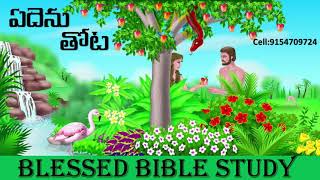 ఏదెను తోట Part 1 / Bible Study / Pastor : Dasubabu