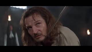 Rob Roy - Neither asked or given -sword fight -MacGregor kills Cunningham - 90s - Liam Neeson