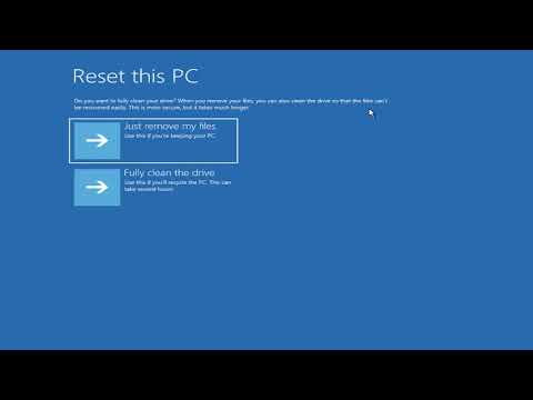 How To Reset Windows 10 From The Login Screen