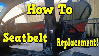 VY Commodore - How To Replace Your Seatbelt!