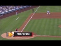 laa@lad uribe snares a hot shot steals a hit