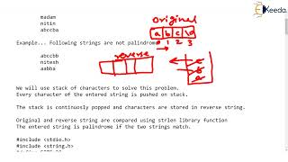Palindrome using Stack | Stack and Queue | Data Structure Using C
