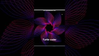 "Colorful Spiral : Mesmerizing Art with Python Turtle Graphics"#python #shorts #pythonprogramming