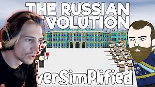 xQc Reacts to The Russian Revolution - OverSimplified