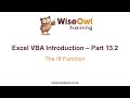 Excel VBA Introduction Part 54.1 - The IIf Function